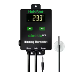 Habistat Classic Pro Dimming Thermostat, black, 450w