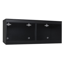 Melamine Vivarium BLACK 60 x 24 x 24