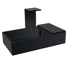 Tortoise Table - BLACK 43 x 24 x 9in