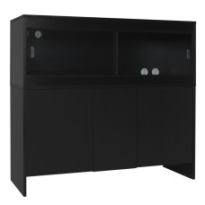 Melamine Cabinet BLACK - fits 48 x 18